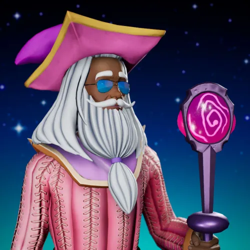 Cosmic Male Wizard #7477