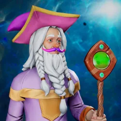 Cosmic Male Wizard #5542