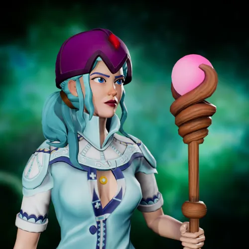 Cosmic Female Wizard #3302