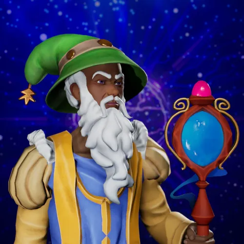 Cosmic Male Wizard #6420