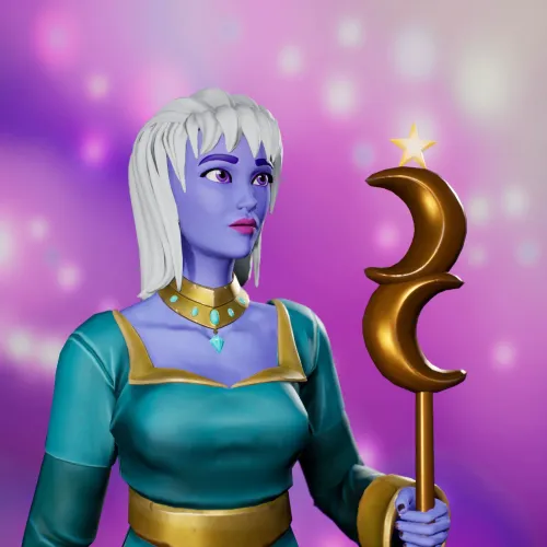 Cosmic Female Wizard #3943