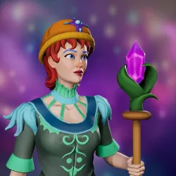 Cosmic Female Wizard #8223