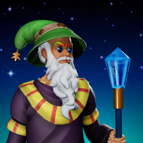 Cosmic Male Wizard #9248
