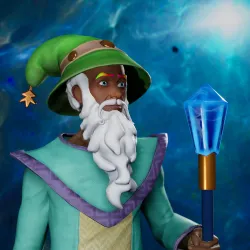 Cosmic Male Wizard #3314