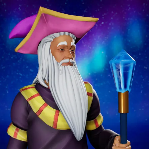 Cosmic Male Wizard #2291