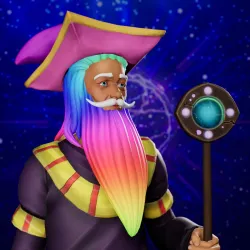 Cosmic Male Wizard #8632