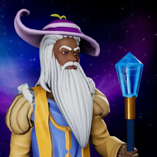 Cosmic Male Wizard #8609