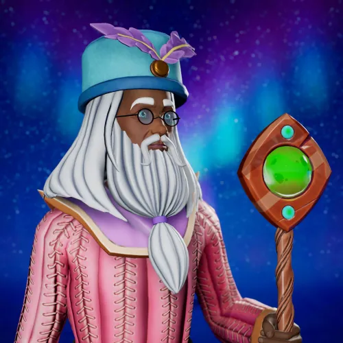Cosmic Male Wizard #4556