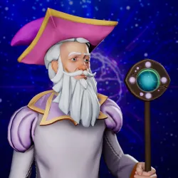 Cosmic Male Wizard #1634