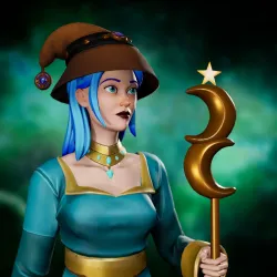 Cosmic Female Wizard #6799