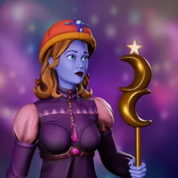 Cosmic Female Wizard #4175