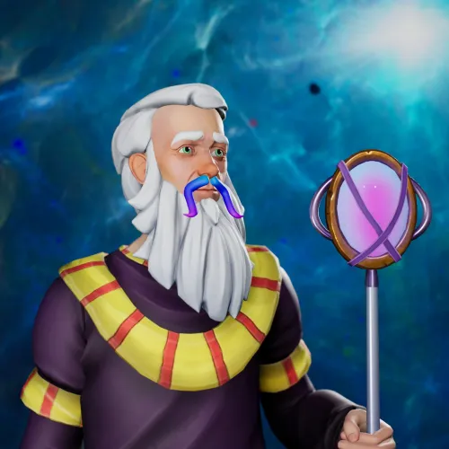 Cosmic Male Wizard #7971