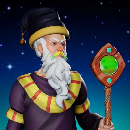 Cosmic Male Wizard #6359