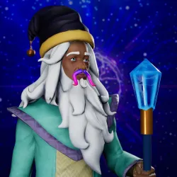 Cosmic Male Wizard #7698