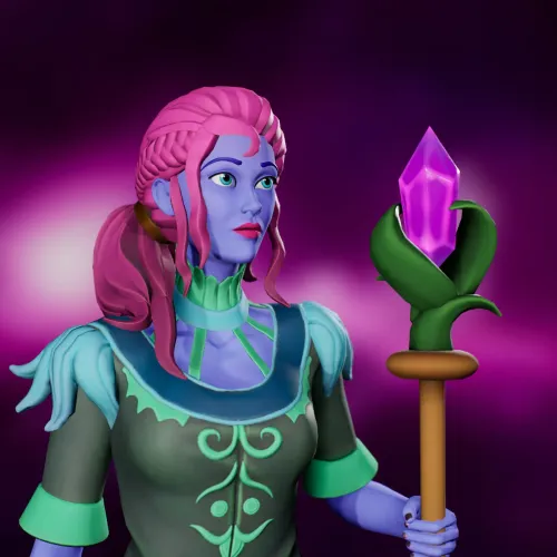 Cosmic Female Wizard #3942