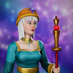 Cosmic Female Wizard #2135