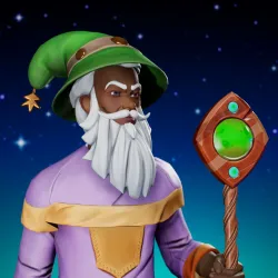 Cosmic Male Wizard #7283