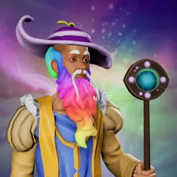 Cosmic Male Wizard #1742