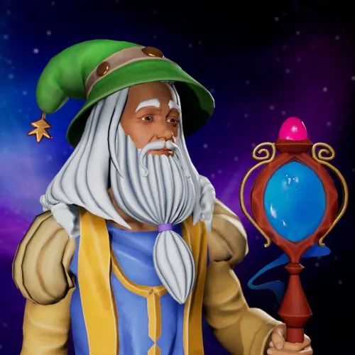 Cosmic Male Wizard #8290