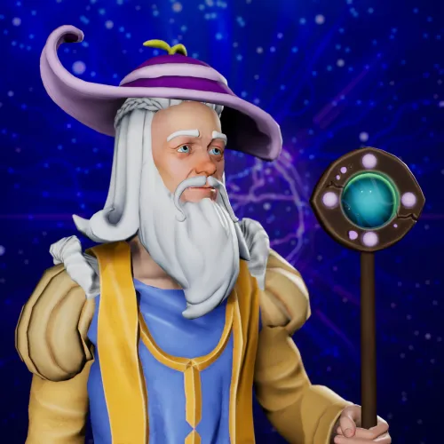 Cosmic Male Wizard #1758