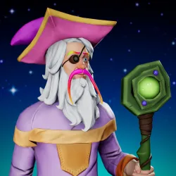 Cosmic Male Wizard #1648