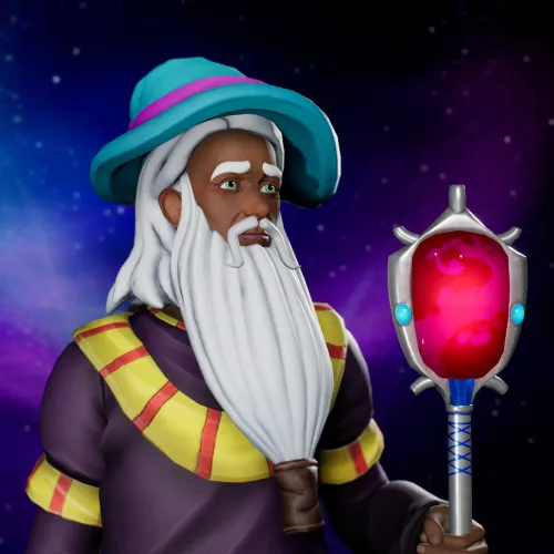 Cosmic Male Wizard #3875