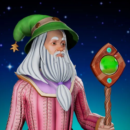 Cosmic Male Wizard #5738
