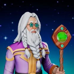 Cosmic Male Wizard #718