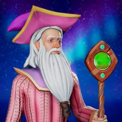 Cosmic Male Wizard #2140
