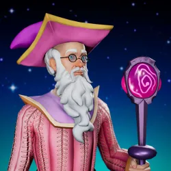 Cosmic Male Wizard #2220