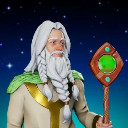 Cosmic Male Wizard #9037