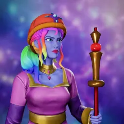 Cosmic Female Wizard #4379