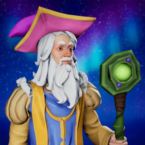 Cosmic Male Wizard #5814
