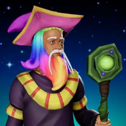 Cosmic Male Wizard #2125