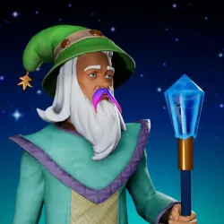 Cosmic Male Wizard #8558