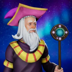 Cosmic Male Wizard #104
