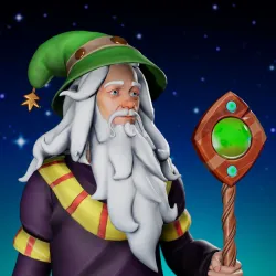 Cosmic Male Wizard #6186