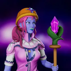 Cosmic Female Wizard #8891