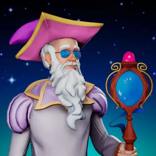 Cosmic Male Wizard #4354