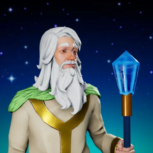 Cosmic Male Wizard #6840