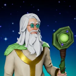 Cosmic Male Wizard #8535