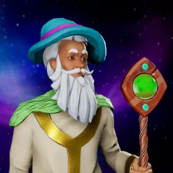 Cosmic Male Wizard #77