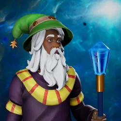 Cosmic Male Wizard #6642
