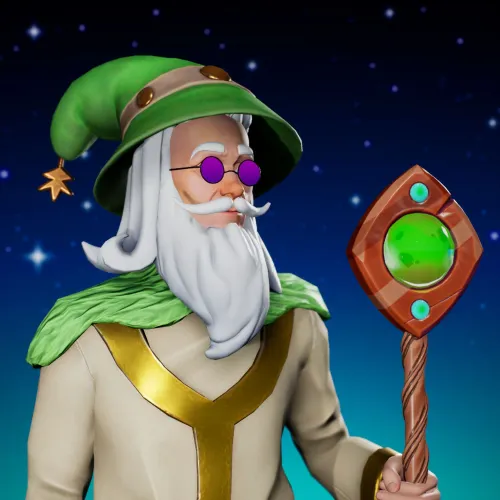 Cosmic Male Wizard #8326