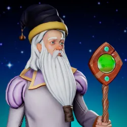 Cosmic Male Wizard #4376