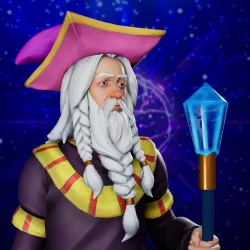 Cosmic Male Wizard #2944