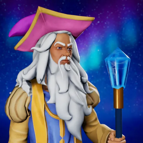 Cosmic Male Wizard #4991