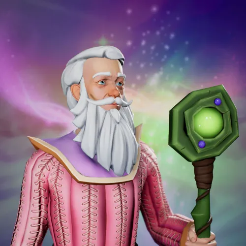 Cosmic Male Wizard #6315