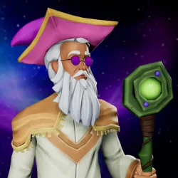 Cosmic Male Wizard #7522