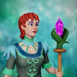 Cosmic Female Wizard #8218